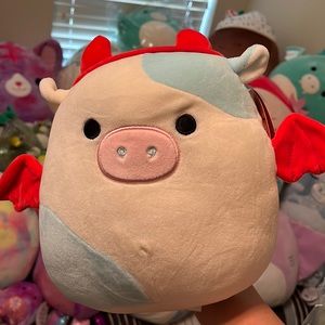Squishmallows Halloween Belana as a lil’ devil! BNWT 7”